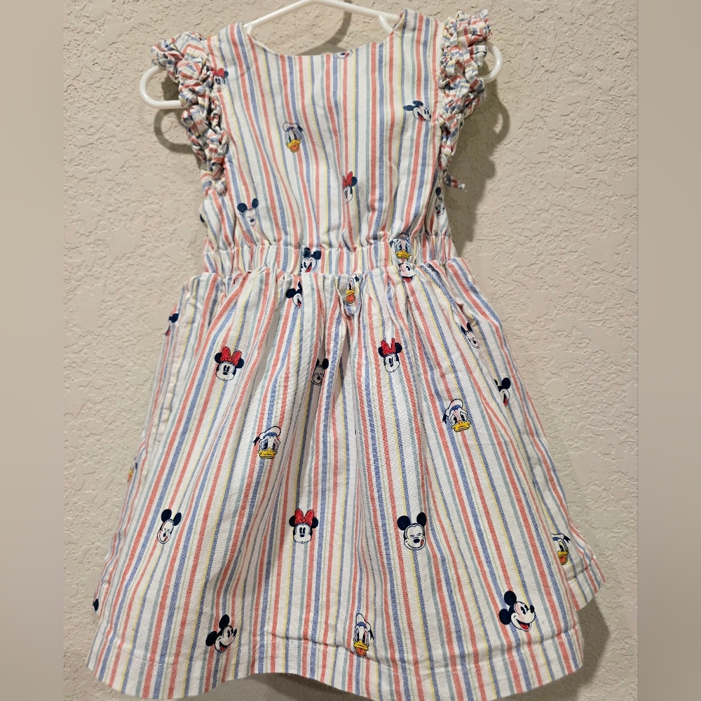 Disney Kids Striped Dress - Multicolor